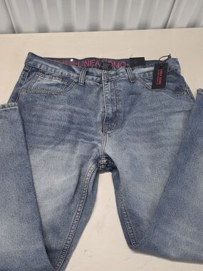 Linea Uomo Relaxed Straight Fit Jeans Men's Size 38x30 NWT